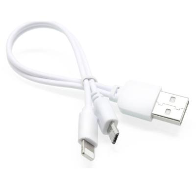 China Eco-friendly Micro USB 2 In1 Charging Cable Cell Phone Flex Cable Mobile For iPhone for sale