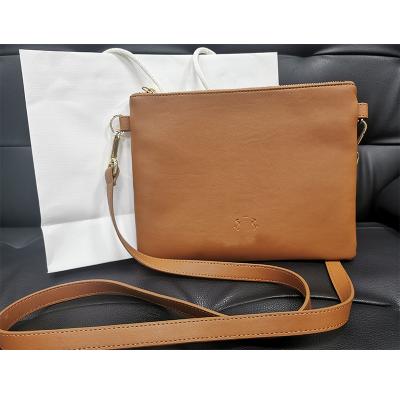 China Eco-Friendly Cross Body Bag Fashion OEM Unique Leather Cactus Leather Minimalist Women's Square Shape Shoulder Bag for sale