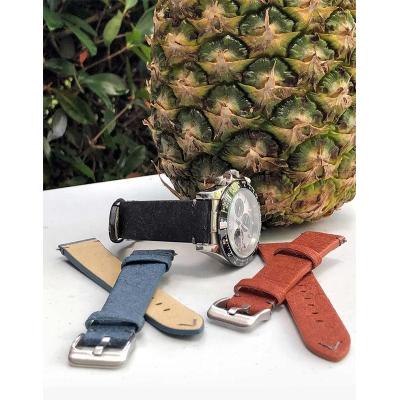 China Fashion. Sport OEM Customize 100% Eco Friendly Sustainable Vegan Cruelty Free Leather Pineapple Luxury Watch Bands for sale