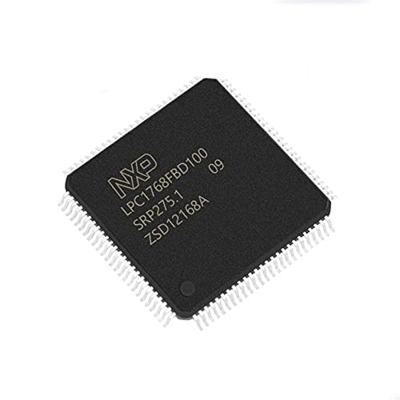 China LPC1768FBD100 LQFP100 electronic components import IC MCU microcontroller integrated circuits LPC1768FBD100 original STANDRAD car electrical for sale