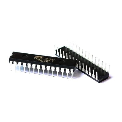 China MCU component microcontroller IC flash chips, ATMEGA328P, ATMEGA328, microcontroller DIP28 ATMEGA328P-PU original mcu standard for sale