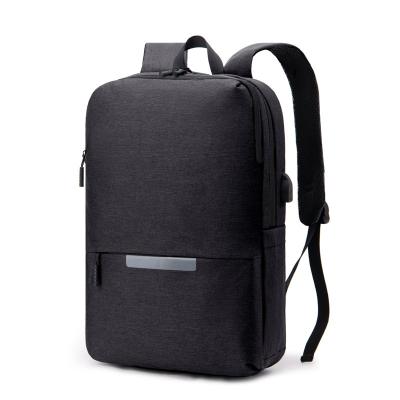 China With USB computer backpack USB charging large capacity reflective brand soft fashion logo waterproof customized computer bag for sale