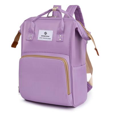 China Multi Functional Mummy Backpack Large Capacity Outing Travel Sundries Bag Large Capacity Outdoor Diapers Milk Drinking Water Mummy Backpack for sale