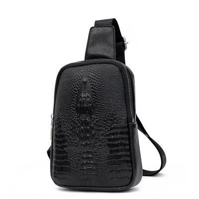 China Outdoor Recycling Change Waterproof Men's Simple Messenger Waterproof Men's PU Trunk Bag Shoulder Mobile Phone Bag Tap Men's Simple for sale