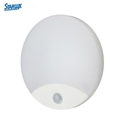 China Modern ST71BE IP44 LED Emergency Wall Ceiling Light Battery Operated Infrared Sensor Light for sale