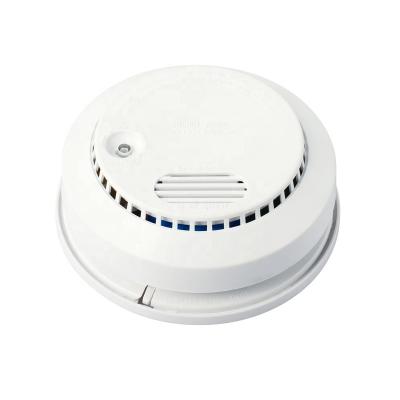 China Hot Sale ST84 Smoke Detector ABS Convenient Security Sensor Alarm System Small DC and AC for sale