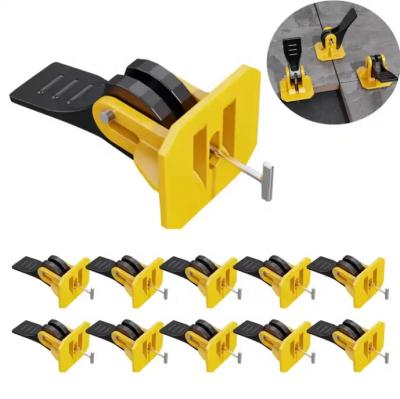 China Construction Factory Upgraded Plastic Lock Tile Clips T Type Recyclable Leveling Tools Tile Leveling System for Decoration for sale