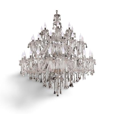 China Contemporary Flush Mount Chandelier Extra Large Multi-layer Crystal LED AC 90 20 Contemporary Murano Chandelier Gua Fanoos Light 1 Pc Ltd. for sale