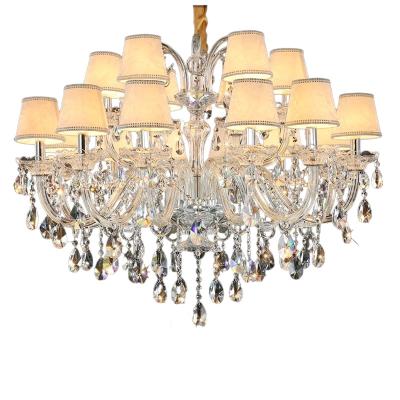 China Contemporary Transparent Crystal Chandelier Luxurious Living Room Dining Room Lamp Household Light Clothing Store Bedroom Lighting Fixtures for sale