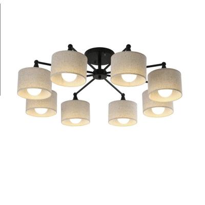 China Surface Mounted Ceiling Chandelier For Living Room E27/E26 With Lampshades bedroom restaurant Kitchen Lamps lights for sale