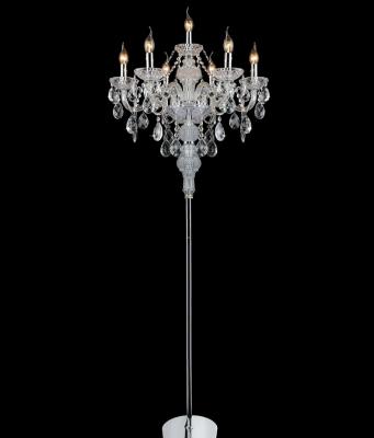 China EUROPEAN Crystal Floor Lamp Chandelier Fashion Modern stand Chandelier Lights Crystal Abjure for sale