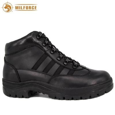 China New Full Grain Usb Leather Army Tactical MILFORCE-Black Cadet Safety Military Boots for sale