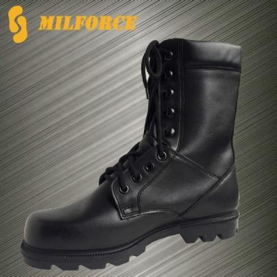 China High Quality Black Roman Boot Military Police Shoes Ranger Boot Security Uniform Boot for sale