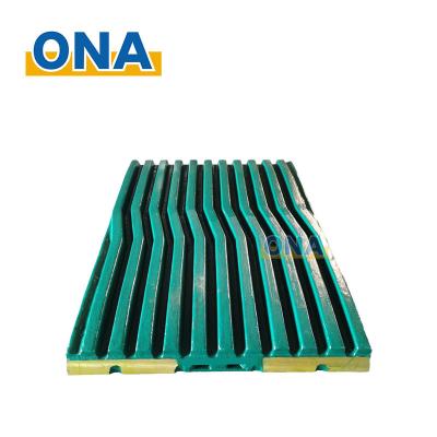 China Long Life Time Tooth Plate Jaw Plate apply to CJ612 Jaw Crusher Replacement Parts for sale