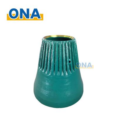 China Long Life Time Heat Treatment CS440 CS660 Cone Crusher Spare Parts Forging Mantle and Bowl Liner for sale