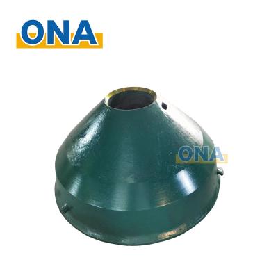 China Long Life Time Mining Machinery Parts HP400 Liner Cone Crusher Spare Parts Concave&Mantle for sale