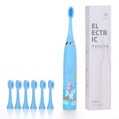 China Household Cute Sonic Kids 360 Automatic Intelligent Professional Flossing Electric Toothbrush for sale