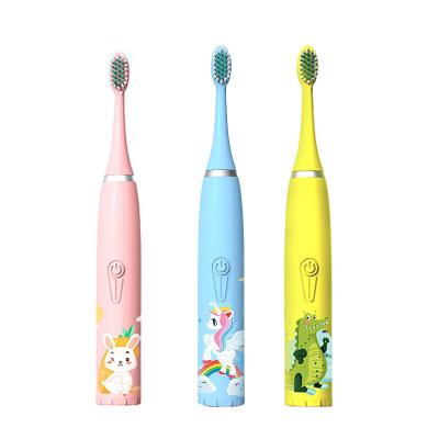 China Household Electric Children Soft-stiffened Silicone Toothbrush For Kids Teeth Dental Care Cute Toothbrush. for sale