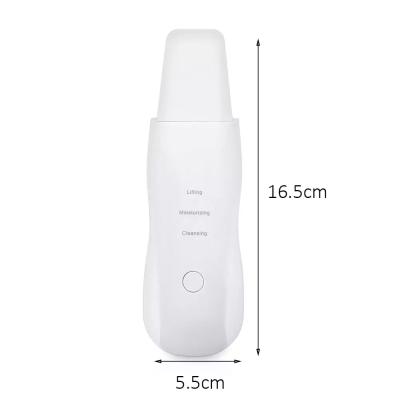 China Latest Rechargeable Ultrasonic Professional Skin Scrubber Professional Ultrasonic Skin Care Device DEEP CLEANSING Waterproof Ultrasonic Skin Care Device for sale