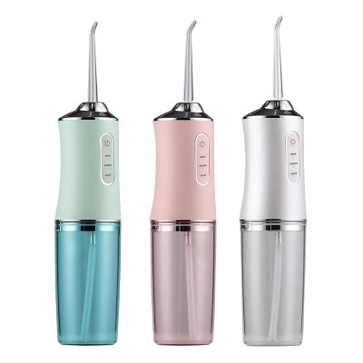 China Best Outdoor Selling Ultrasonic Flosser Water Flosser Rechargeable Function Tooth Cleaner Water for sale