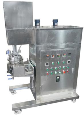 China Vegetable Salads Vacuum Emulsifying Mixer Machine SUS304 High Shear Emulsifier Mixer for sale