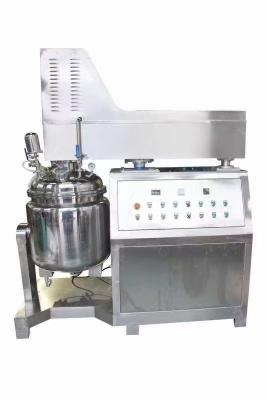 China 5L Pipeline High Shear Dispersing Emulsifier Manual Pouring Cosmetic Emulsifier Mixer for sale