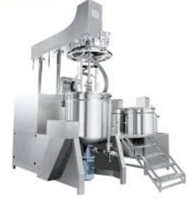 China Automatic Vacuum Homogenizing Emulsifier SUS316L Gel Emulsifier Processing Machine for sale