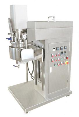 China 5L 0.55KW Vacuum Homogenizing Emulsifier Cosmetic Making Homogenizer Emulsifier Mixer for sale