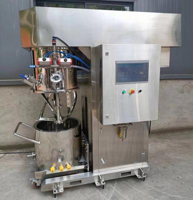 China 5L 10L 20L 30L Cosmetic Cream Vacuum Homogeneous Lab Emulsifying Mixer Machine for sale