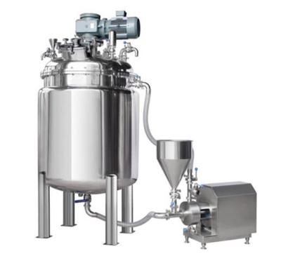 China Stainless Steel Cosmetic Ointment High Speed Vacuum Emulsifying Homogenizer Mixer for sale