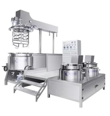 China Chemical Cosmetics High Pressure Emulsifier Reactor Vacuum Homogenizer Mixer Emulsifier for sale