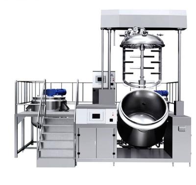 China High Shear Dispersing Emulsifier Vacuum Mixer Homogenization Mixer Emulsifier Mixing Stirring System for sale