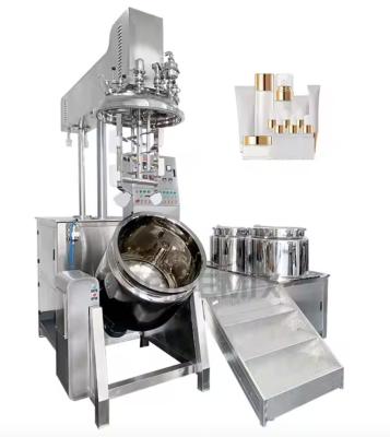 China Cosmetische homogeniserende mixer vacuüm emulgerende mengmachine voor gezichtscrème lotion Te koop