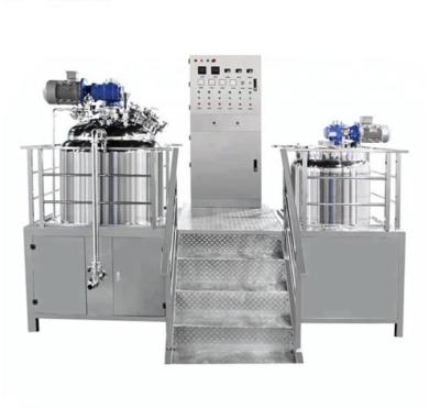 China High Speed Dispersing Mixing Emulsifier Machine for Face Cream Body Lotion Making for sale