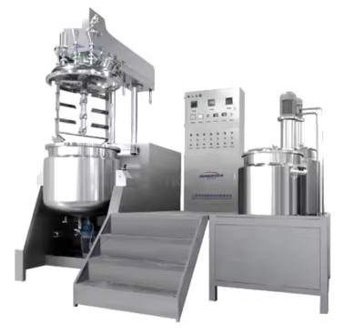 China Cosmetic Cream Vacuum Homogeneous Emulsifying Mixer Machine Vacuum Planetary Mixer for sale