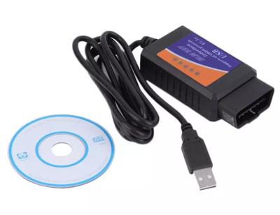 China Automotive OBDII USB ELM 327 OBD2 Scanner For PC V1.5A An OBD Interface Diagnostic Tool With USB Interface for sale