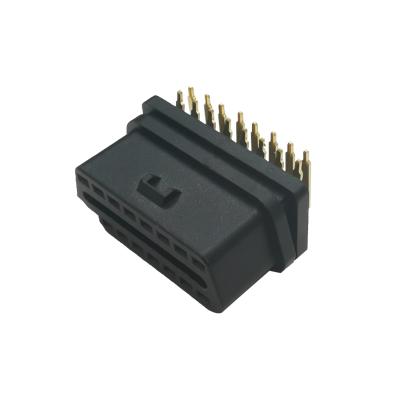 China Setolink Good Quality J1962 16 Pin Right Angle Female Connector OBD Reusable Gold Plated for sale