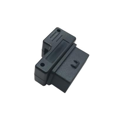 China AUTO CARS Assembled OBDII 16 Pin Female Connector OBD2 Housing Black Available for sale