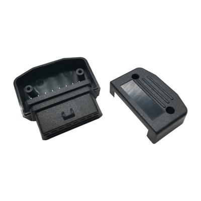 China New J1962 Assembled 16 Pin AUTO CARS OBD Female Connector With OBD Housing Enclosure for sale