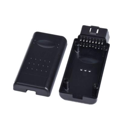 China New Diagonosis Auto System Model J1962 Black 16 Pin Long Case OBD2 Male Connector With Housing for sale