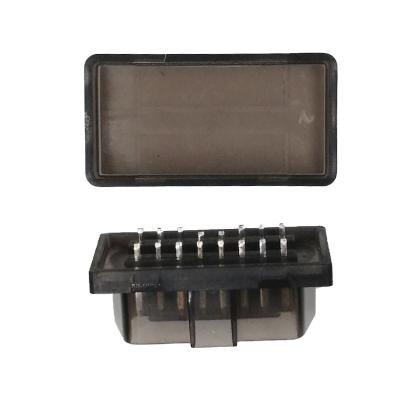 China Diagonosis Auto System 10MM COLOR OBDII TRANSPARENT BLACK CASE WITH CONNECTOR MINI OBD ACCOMMODATION OEM AVAILABLE for sale