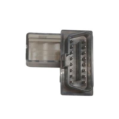 China Diagonosis Auto System Transparent Color OBD Connector With 10 Mm Enclosure 16 Pin Male OBD2 10 Mm Housing For ELM 327 for sale