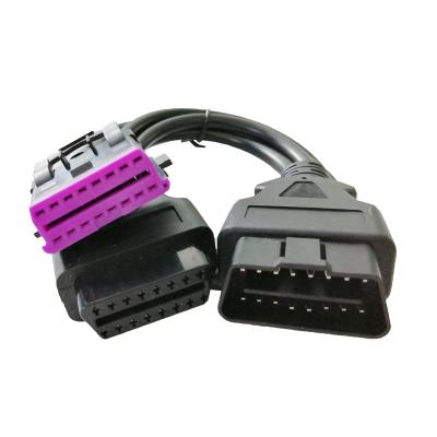 China Car Diagonis OBD System Cable Y Male Type To Female For VW AUDI AND SKODA for sale