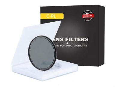 China Metal& 62mm Glass Lens FULL Polarization Filter for Canon Nikon Sony Pentax Sigma Olympus for sale