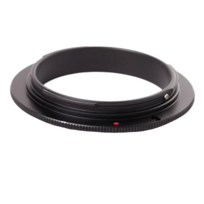 China Metal 49mm Macro Lens Adapter Reverse Ring For Canon EOSEF/EF-S Lens Mount for sale