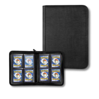 China Gathering 4-Pocket Trading Card Binder Album 160 Pockets Side-Loading Pocket Binder for Baseball Football Basketball Cards for sale