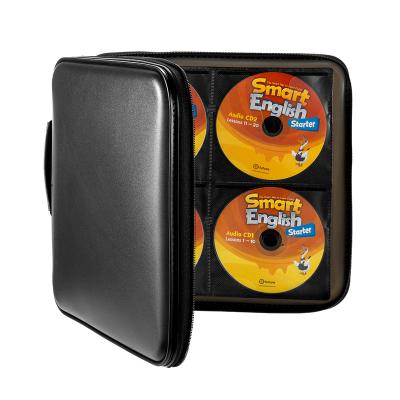 China Hot Amazon Sales 160 Capacity DVD CD Case Blu-ray Carrying Case Wallet Protective Waterproof Amazon Holder Storage For Home Car Travel Office for sale