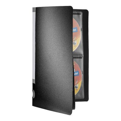 China 32 CD Disc File CD Protective Case, Portable DVD/VCD Storage, Hard Plastic Protective Cover PP BD Wallet Binder with Customizable Index for sale