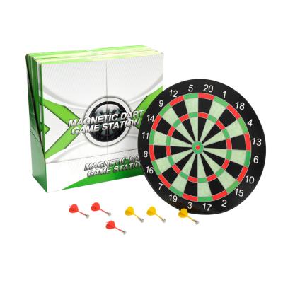 China 18 Inch Eco-friendly Material Magnetic Plastic Disc Darts Game with Dart Box and 6 Pcs Magnetic Dart Target for Kids for sale