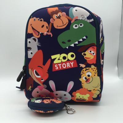 China 3.0mm Neoprene Eco Friendly Custom Design Lightweight Neoprene Kids Backpack for sale